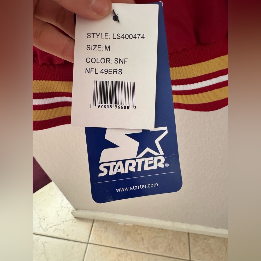 STARTER Red and Gold NFL San Francisco 49ers Jacket - Picture 6 of 10